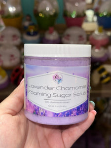 Lavender Chamomile Foaming Sugar Scrub