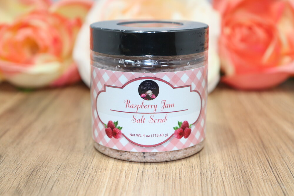 Raspberry Jam Salt Scrub