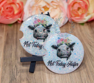 Cow Car Coaster Set